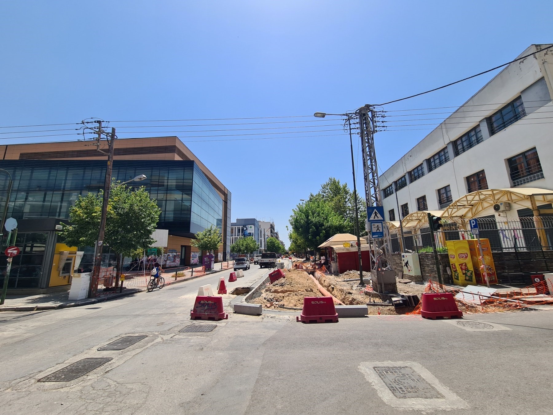 Συνεχίζονται, σε νέο τμήμα, τα έργα στην Ανθίμου Γαζή